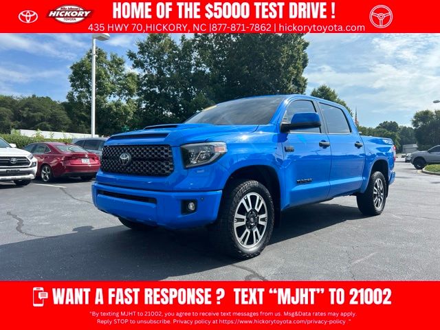 Voodoo Blue 2021 Toyota Tundra Pickup Truck Four-Wheel Drive 6-Speed Automatic