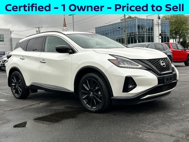 Pearl White Tricoat 2023 Nissan Murano SUV / Crossover All-Wheel Drive Continuously Variable Transmission