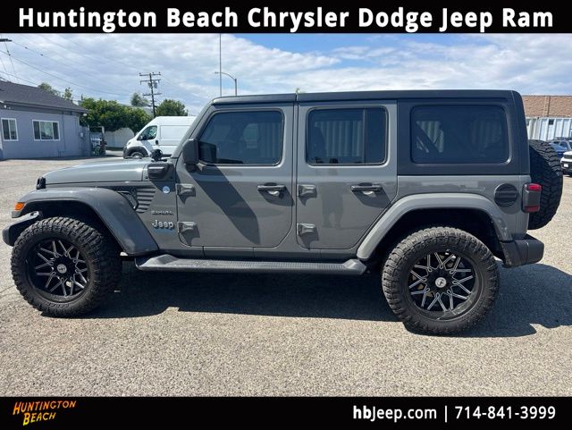 Gray Clearcoat 2021 Jeep Wrangler 4xe Sahara 4WD SUV / Crossover Four-Wheel Drive 8-Speed Automatic