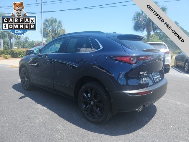 2025 Mazda CX-30 2.5 Turbo Premium Plus Package Blue at Matthews Motors of Wilmington