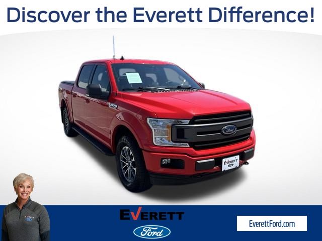 Race Red 2020 Ford F-150 Pickup Truck Four-Wheel Drive Automatic