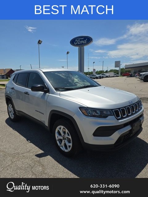 Silver Zynith Metallic Clearcoat 2025 Jeep Compass SUV / Crossover Four-Wheel Drive 8-Speed Automatic