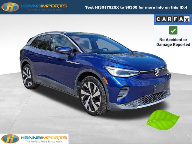 Blue Metallic 2021 Volkswagen ID.4 Pro S AWD SUV / Crossover All-Wheel Drive Automatic