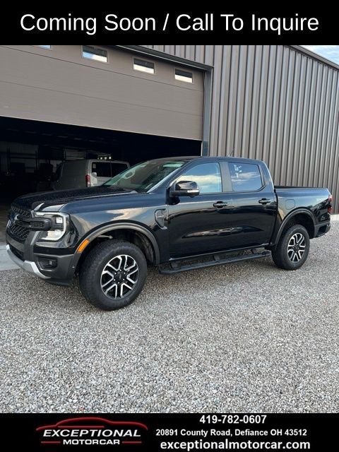 Shadow Black 2024 Ford Ranger Pickup Truck Four-Wheel Drive Automatic
