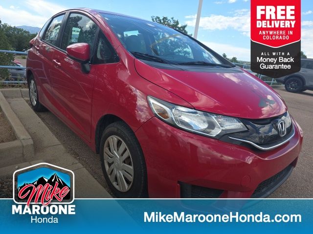 Milano Red 2015 Honda Fit Hatchback Front-Wheel Drive 6-Speed Manual