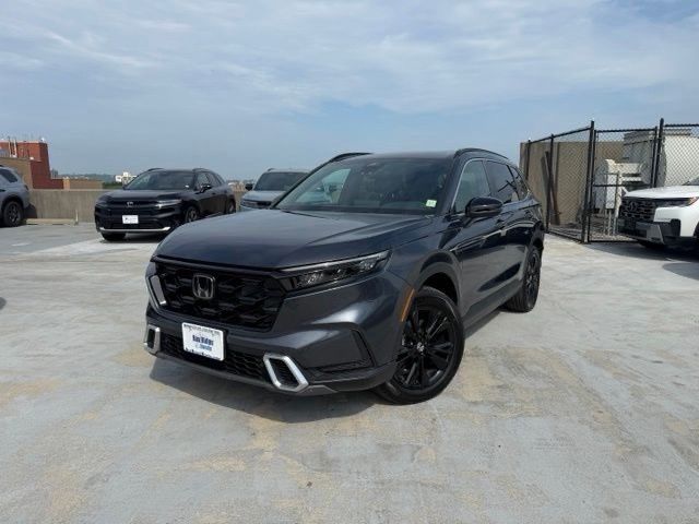 Meteorite Gray Metallic 2023 Honda CR-V Hybrid SUV / Crossover All-Wheel Drive Continuously Variable Transmission