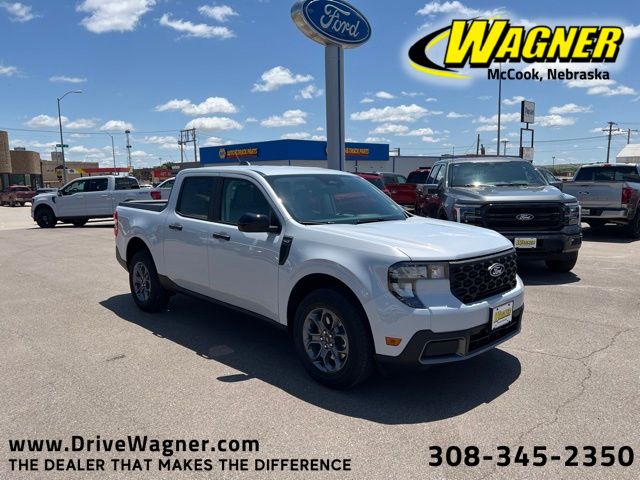 Space White Metallic 2025 Ford Maverick Pickup Truck All-Wheel Drive 8-Speed Automatic