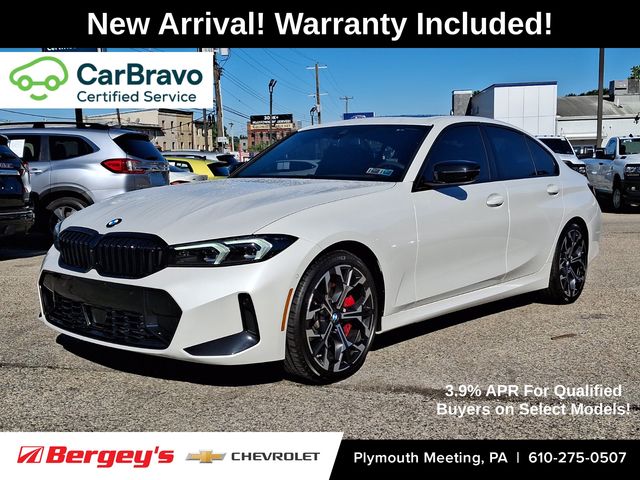 Mineral White Metallic 2025 BMW 3 Series Sedan All-Wheel Drive 8-Speed Automatic