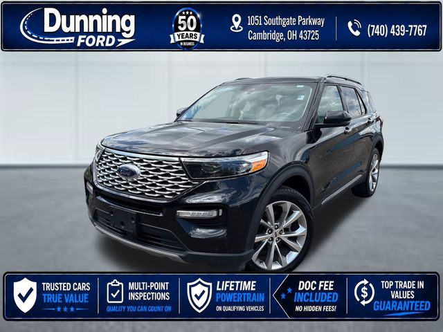 Agate Black Metallic 2021 Ford Explorer SUV / Crossover All-Wheel Drive Automatic
