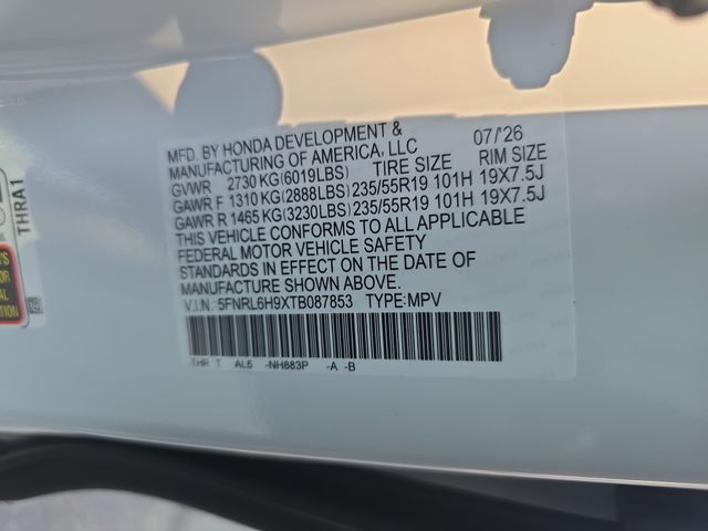 New 2026 Honda Odyssey Van