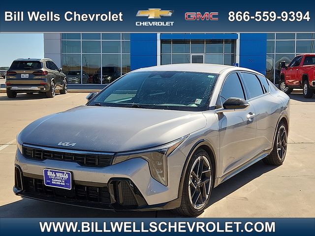 Steel Gray 2025 Kia K4 GT-Line FWD Sedan Front-Wheel Drive Continuously Variable Transmission