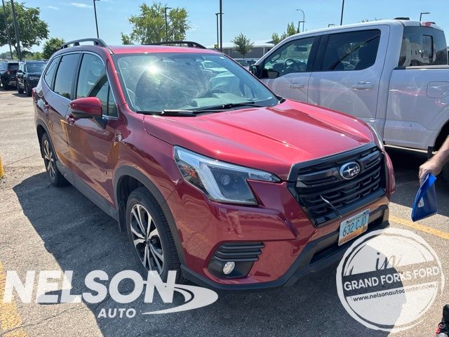 Crimson Red Pearl 2022 Subaru Forester SUV / Crossover All-Wheel Drive Continuously Variable Transmission