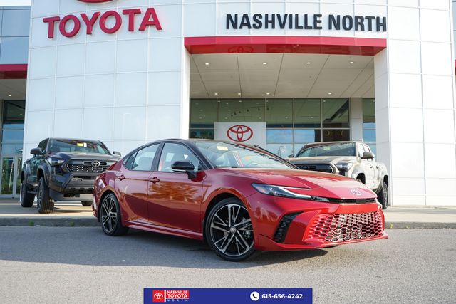 Supersonic Red 2025 Toyota Camry XSE FWD Sedan Front-Wheel Drive Continuously Variable Transmission