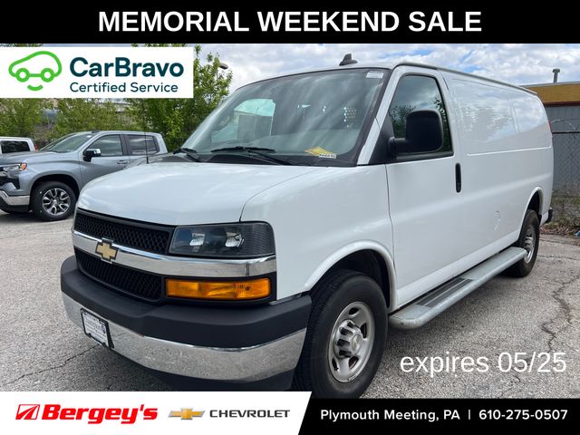 Summit White 2023 Chevrolet Express Cargo 2500 RWD Van Rear-Wheel Drive 8-Speed Automatic Overdrive
