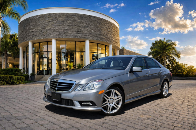 Iridium Silver Metallic 2010 Mercedes-Benz E-Class Sedan 7-Speed Automatic