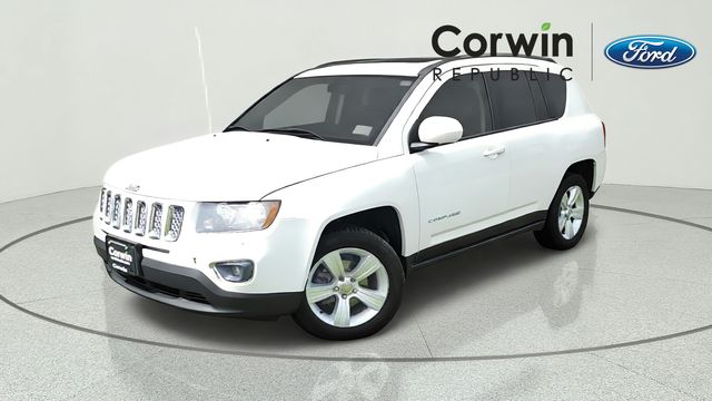Bright White Clearcoat 2015 Jeep Compass Latitude SUV / Crossover Front-Wheel Drive Continuously Variable Transmission