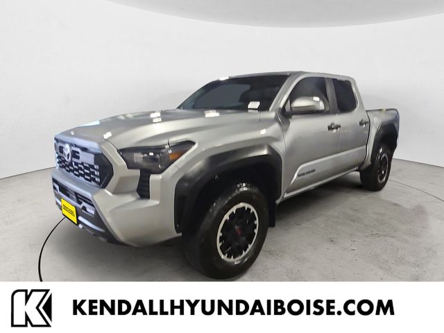 Celestial Silver Metallic 2024 Toyota Tacoma TRD Off-Road Double Cab 4WD Pickup Truck Four-Wheel Drive 8-Speed Automatic