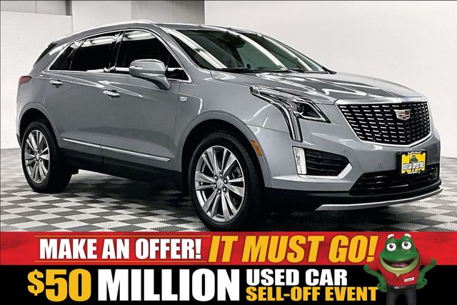 Argent Silver Metallic 2024 Cadillac XT5 SUV / Crossover Front-Wheel Drive 9-Speed Automatic