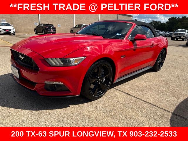 Race Red 2017 Ford Mustang Convertible Rear-Wheel Drive 6-Speed Automatic
