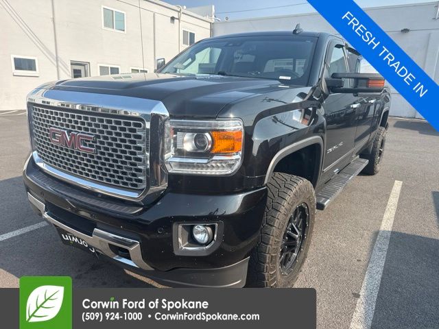 Onyx Black 2015 GMC Sierra 3500HD Pickup Truck Four-Wheel Drive 6-Speed Automatic