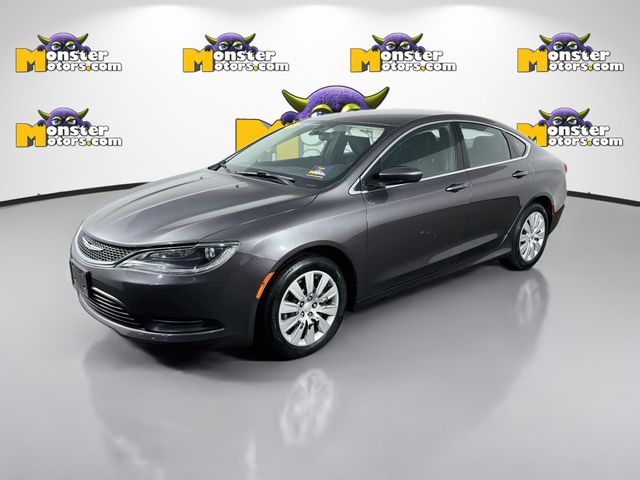 Gray (Granite Crystal Metallic Clearcoat) 2015 Chrysler 200 Sedan Front-Wheel Drive 9-Speed Automatic