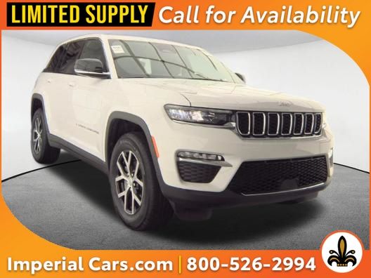 Bright White Clearcoat 2025 Jeep Grand Cherokee SUV / Crossover Four-Wheel Drive 8-Speed Automatic
