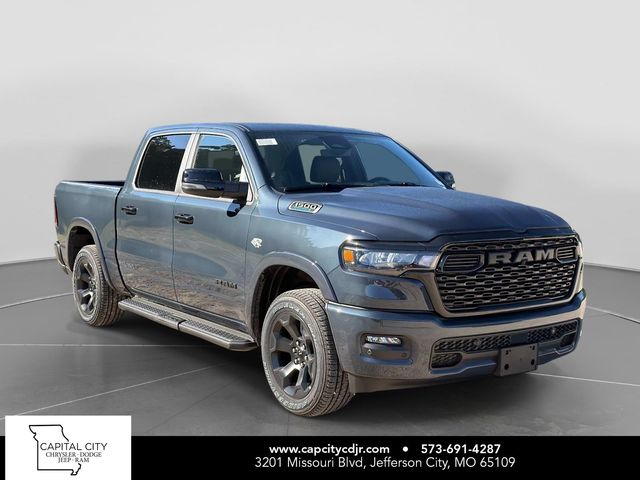 Forged Blue Metallic 2026 RAM 1500 Pickup Truck Four-Wheel Drive 8-Speed Automatic