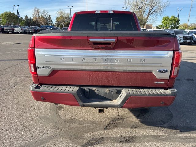 2018 Ruby Red Ford F-150 Platinum 4X4 Truck