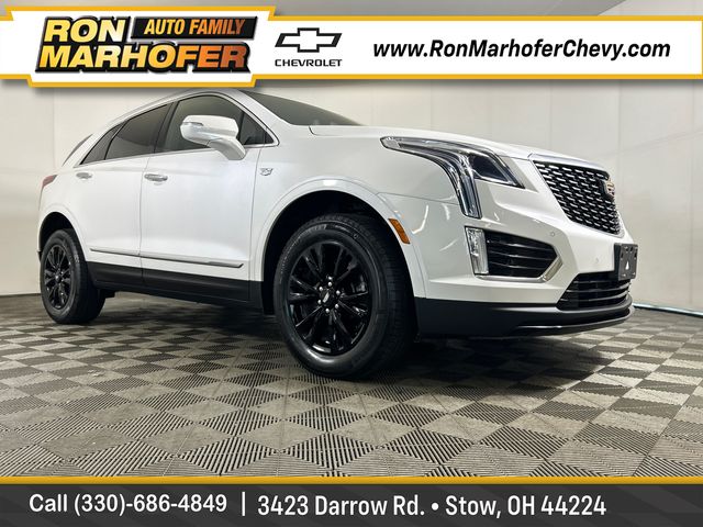 White 2022 Cadillac XT5 SUV / Crossover Four-Wheel Drive 9-Speed Automatic