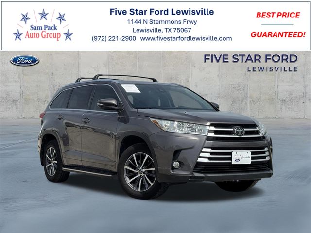 Predawn Gray Mica 2017 Toyota Highlander XLE SUV / Crossover Front-Wheel Drive 8-Speed Automatic