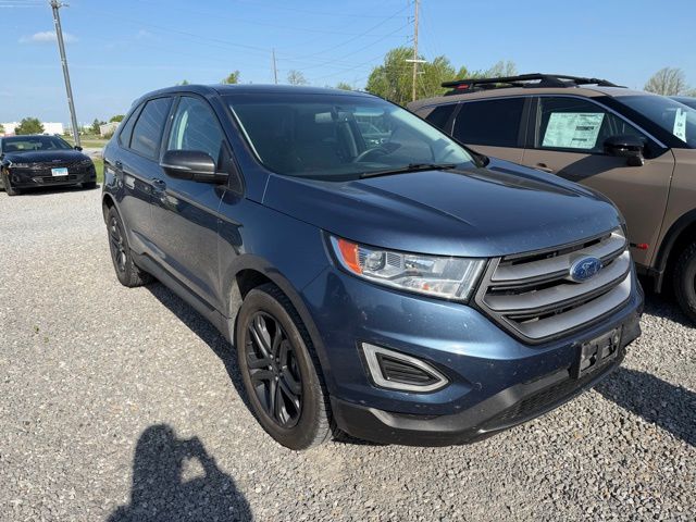 Blue Metallic 2018 Ford Edge SEL SUV / Crossover Front-Wheel Drive 6-Speed Automatic