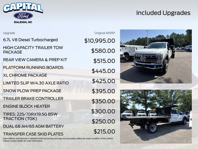 New 2026 White Ford 12FT DUMP/NO SIDES image 3