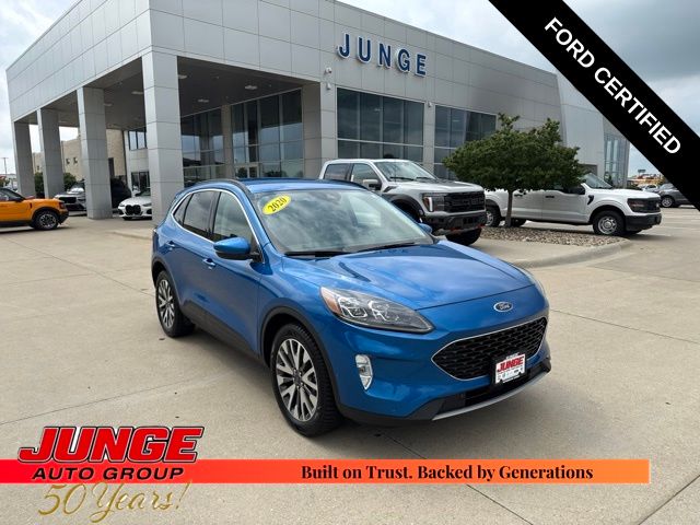 Blue Metallic 2020 Ford Escape SUV / Crossover All-Wheel Drive 8-Speed Automatic