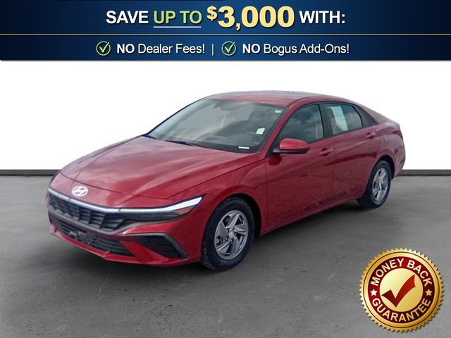 Ultimate Red 2024 Hyundai Elantra Sedan Front-Wheel Drive Continuously Variable Transmission