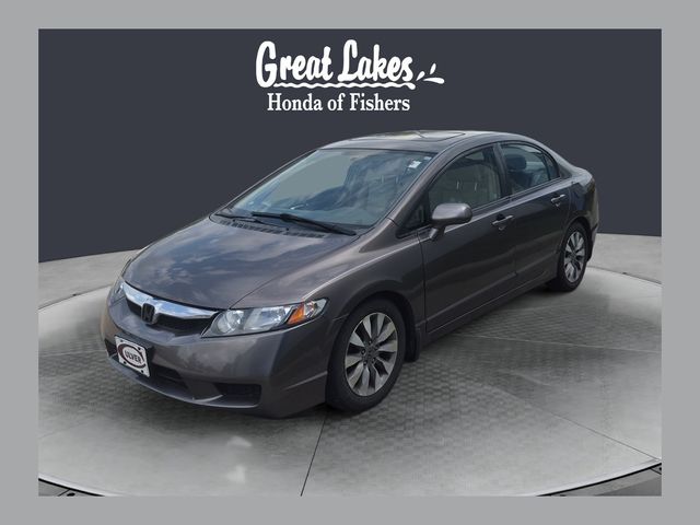 Urban Titanium Metallic 2010 Honda Civic Sedan Front-Wheel Drive 5-Speed Automatic