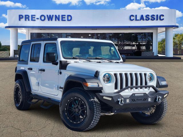 2021 Jeep Wrangler Unlimited Sport S White at Emmons Autoplex