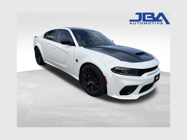 White 2023 Dodge Charger SRT Hellcat Widebody RWD Sedan Rear-Wheel Drive 8-Speed Automatic