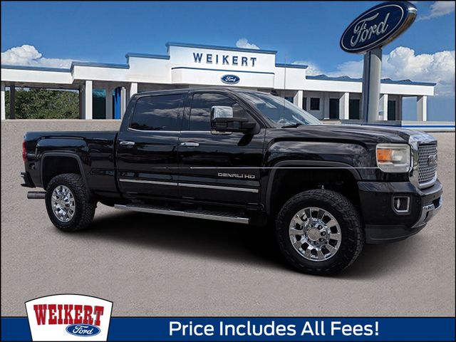 Onyx Black 2015 GMC Sierra 2500HD Pickup Truck Four-Wheel Drive 6-Speed Automatic