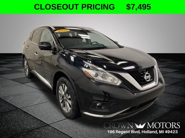 Gray (Magnetic Black) 2015 Nissan Murano SL AWD SUV / Crossover All-Wheel Drive Continuously Variable Transmission