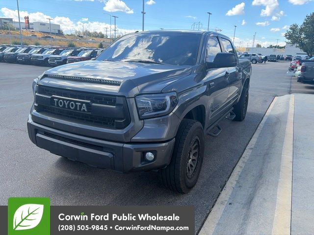 Magnetic Gray Metallic 2017 Toyota Tundra Pickup Truck Four-Wheel Drive 6-Speed Automatic Overdrive
