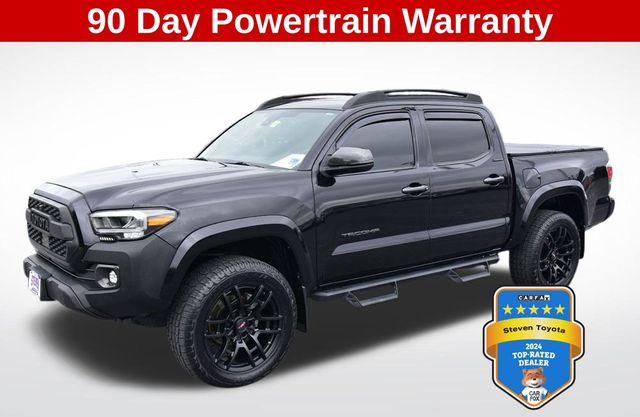 Midnight Black Metallic 2020 Toyota Tacoma Limited Double Cab 4WD Pickup Truck Four-Wheel Drive 6-Speed Automatic