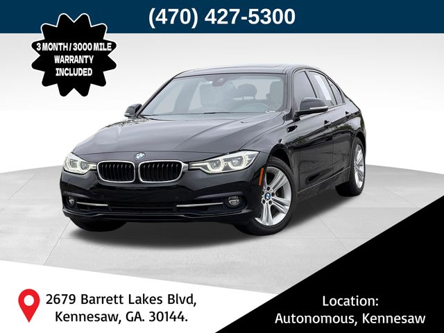 Jet Black 2016 BMW 3 Series 328i Sedan RWD Sedan Rear-Wheel Drive 8-Speed Automatic