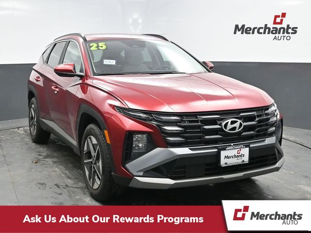 Ultimate Red 2025 Hyundai Tucson SEL AWD SUV / Crossover All-Wheel Drive 8-Speed Automatic