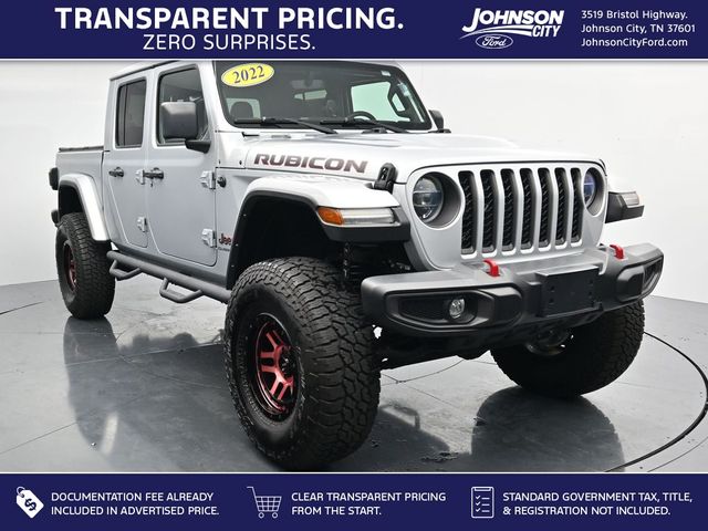 Silver Zynith Clearcoat 2022 Jeep Gladiator Pickup Truck Four-Wheel Drive 8-Speed Automatic