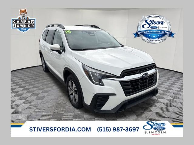 Crystal White Pearl 2025 Subaru Ascent SUV / Crossover All-Wheel Drive Continuously Variable Transmission