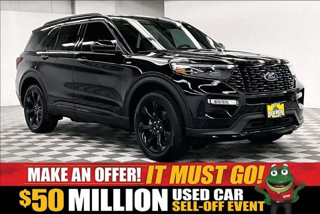 Agate Black Metallic 2024 Ford Explorer SUV / Crossover All-Wheel Drive 10-Speed Automatic