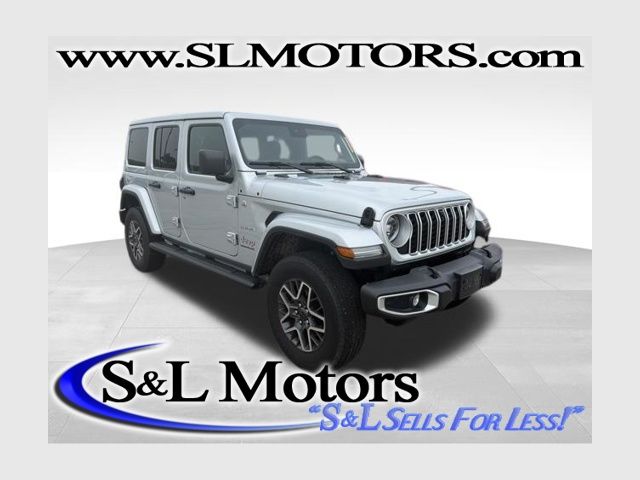 Silver Zynith Clearcoat 2024 Jeep Wrangler SUV / Crossover Four-Wheel Drive 8-Speed Automatic