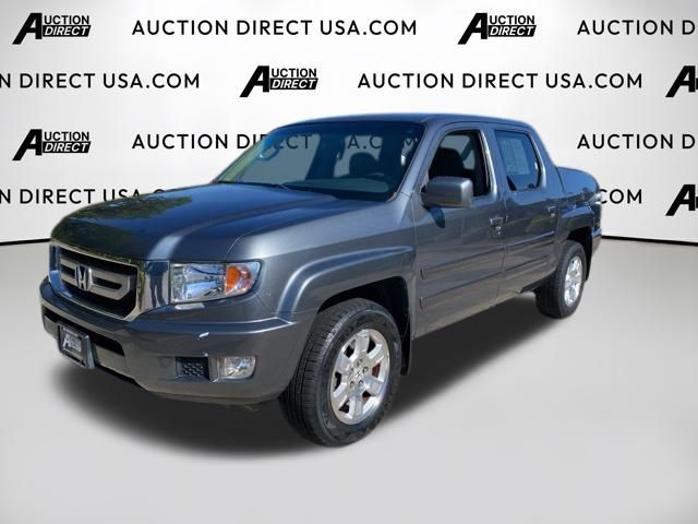 Gray 2010 Honda Ridgeline RTS Pickup Truck Four-Wheel Drive 5-Speed Automatic
