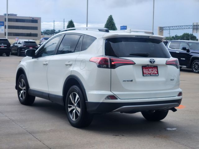 2018 Toyota RAV4 XLE White at Durrett Motor Company