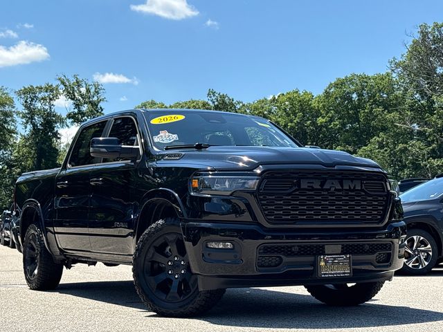 Diamond Black Crystal Pearlcoat 2026 RAM 1500 Pickup Truck Four-Wheel Drive 8-Speed Automatic